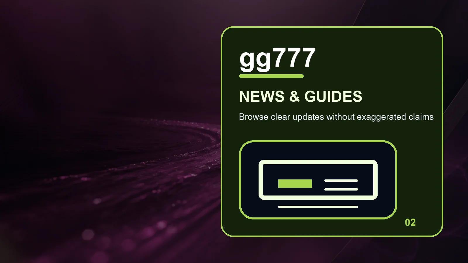 gg777 news full-width visual guide 2